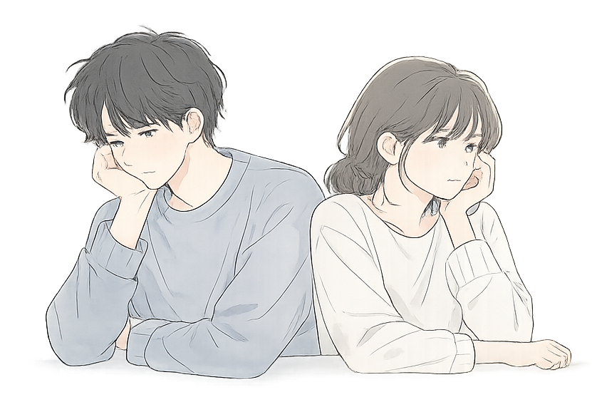 お悩みのイラスト